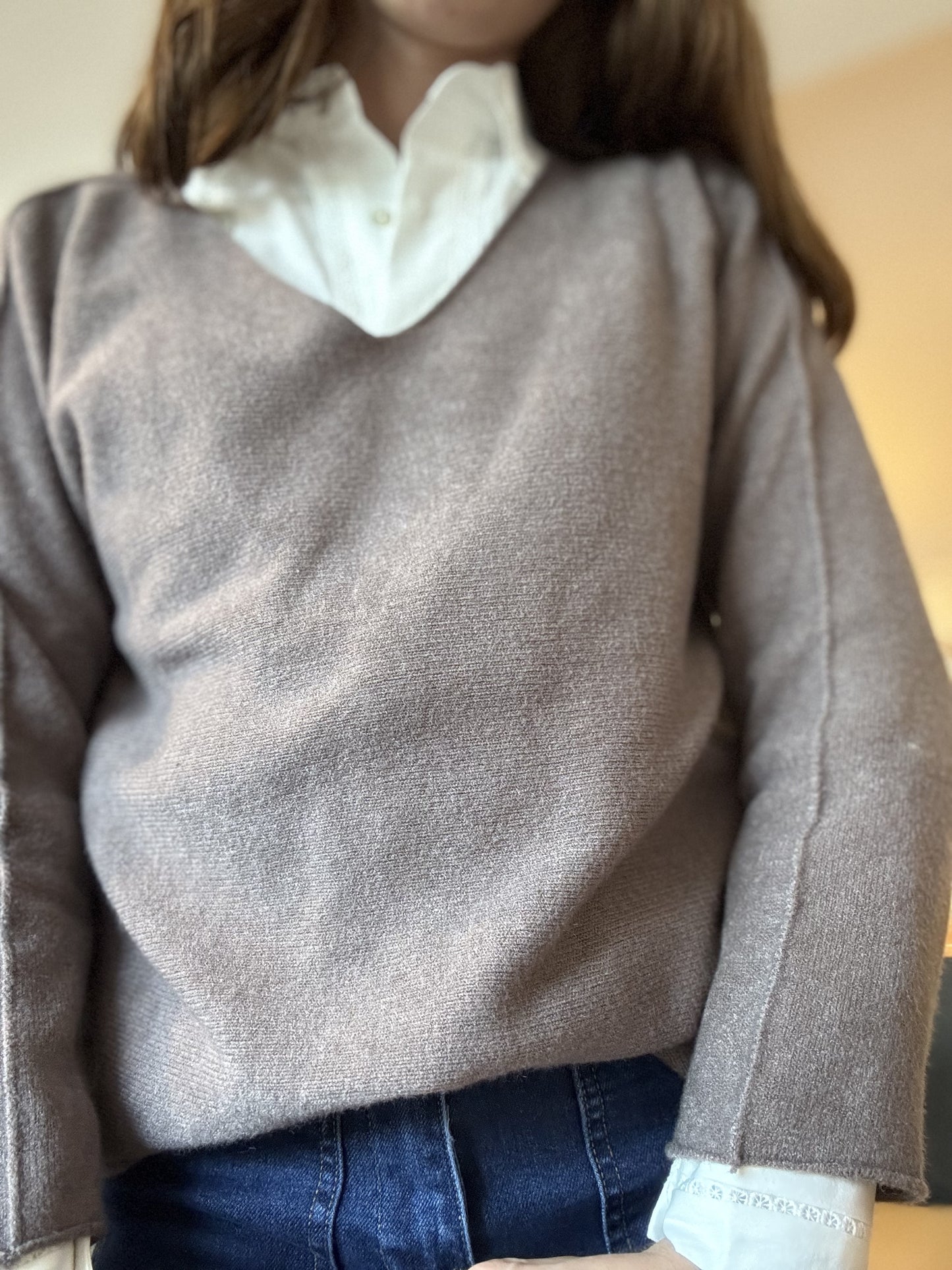 Pull SANTINI taupe