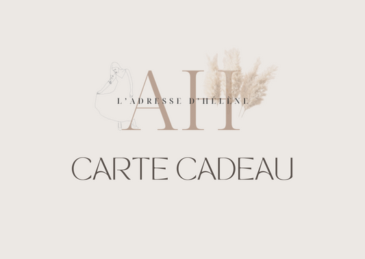 Carte-cadeau L'Adresse d'Hélène